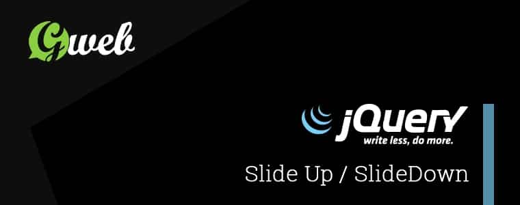 jquery slideup slidedown