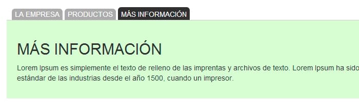 crear tabs con jquery