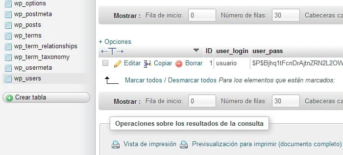 PHPMyAdmin