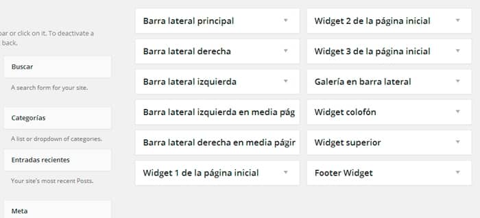 widgets wordpress
