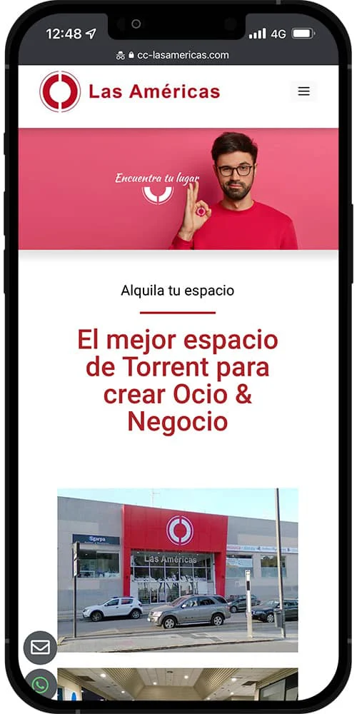 Versión móvil de Centro comercial Las Américas