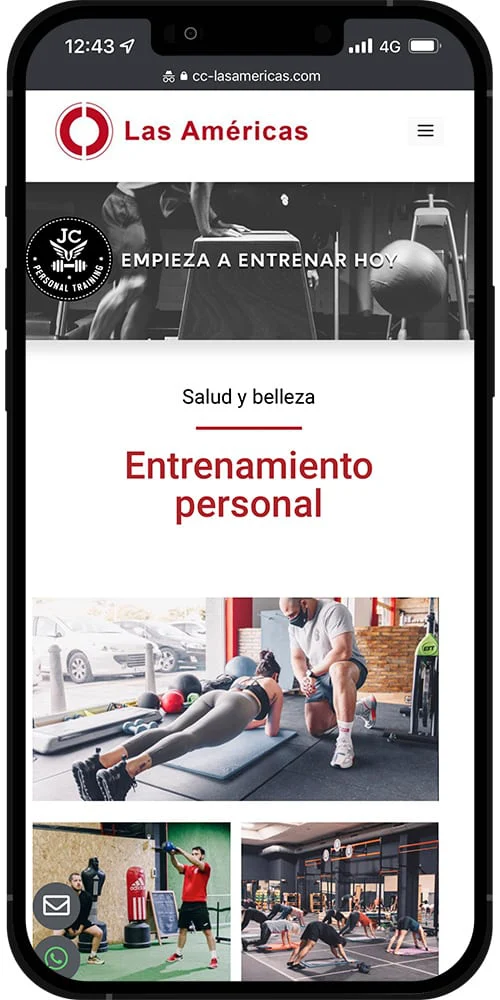 Versión móvil de Centro comercial Las Américas