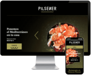 diseño web restaurante pilsener