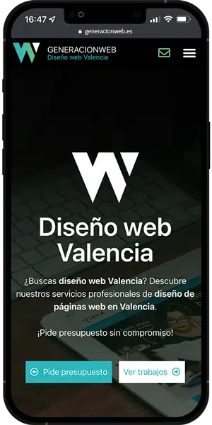 Portfolio de diseño web en WordPress