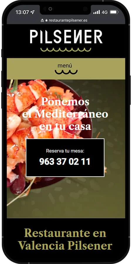 Versión móvil de Restaurante Pilsener