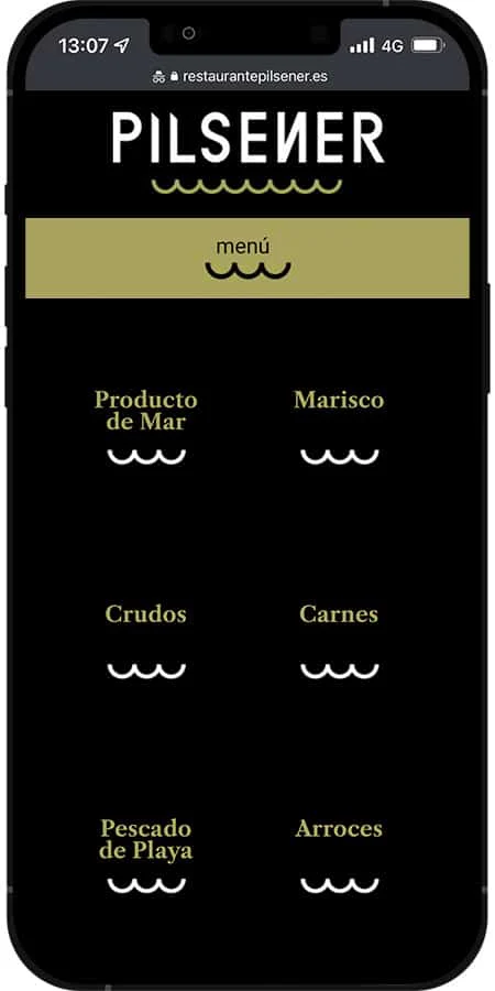 Versión móvil de Restaurante Pilsener