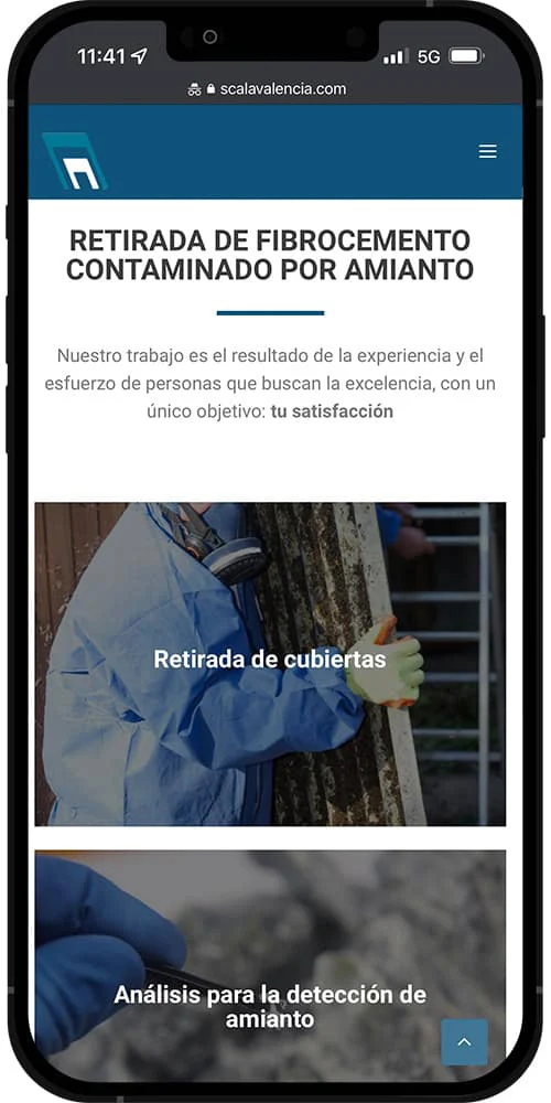 Versión móvil de Scala Valencia