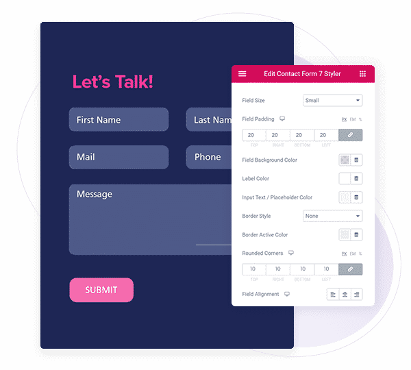 contact form styling