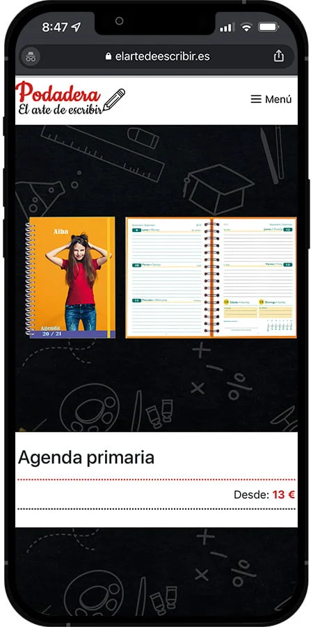 Versión móvil de El arte de escribir