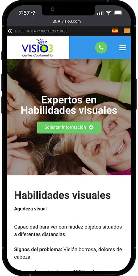 Versión móvil de Visio3