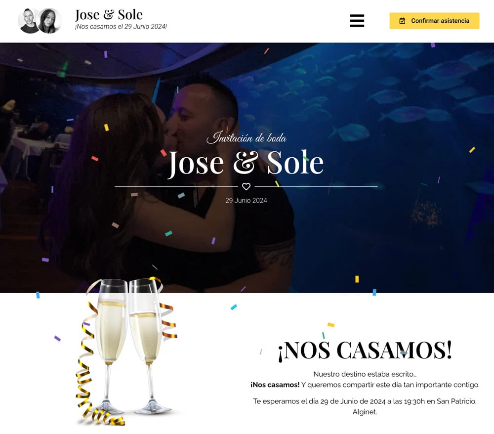 Diseño de Páginas web para bodas en Valencia