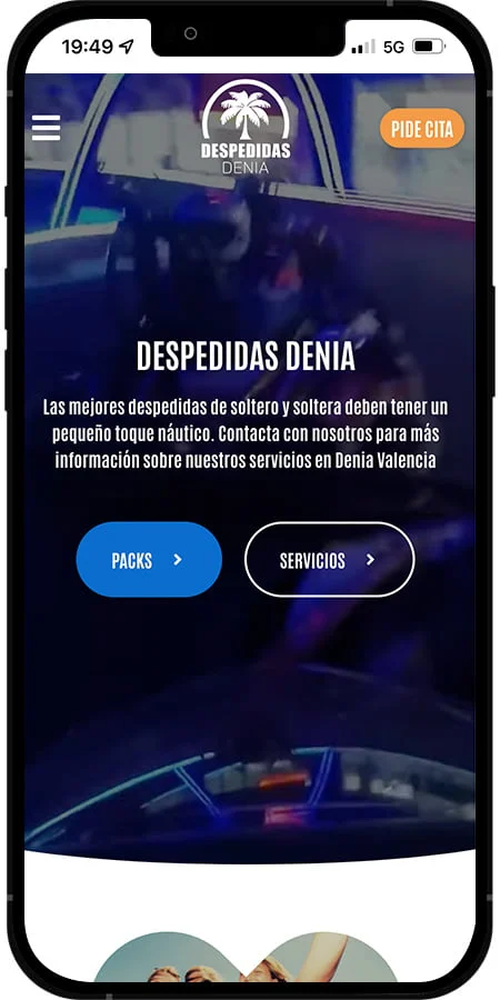 Versión móvil de Despedidas Denia