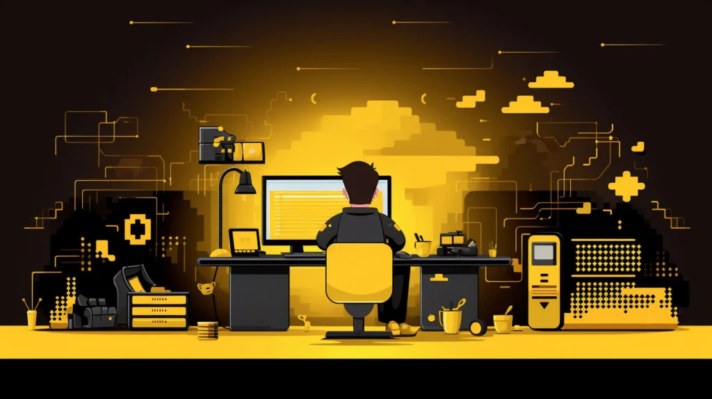 flat + pixel art