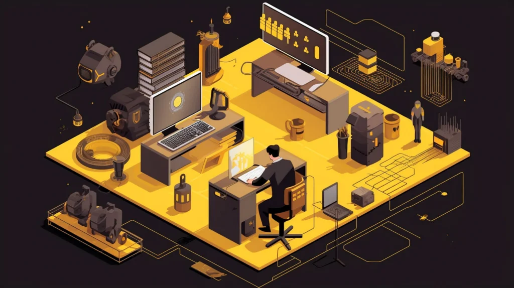 isometric + pixel art midjourney