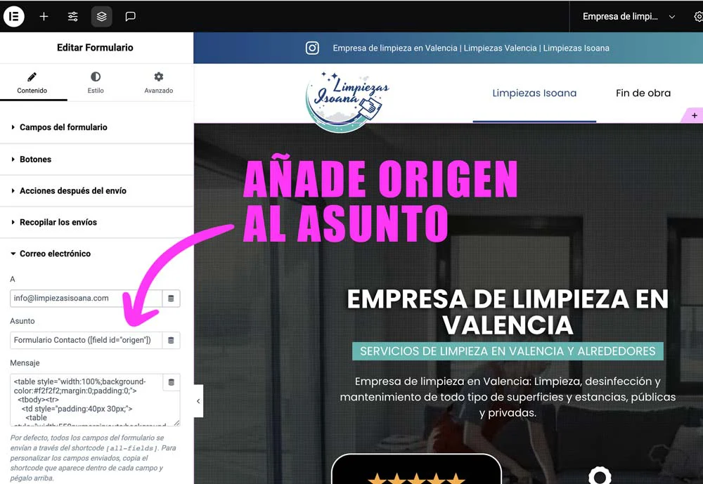 Rastrear el origen de tráfico y añadirlo a los formularios de WordPress (imagen 3)