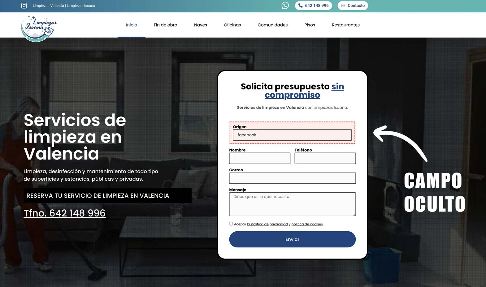 Rastrear el origen de tráfico y añadirlo a los formularios de WordPress