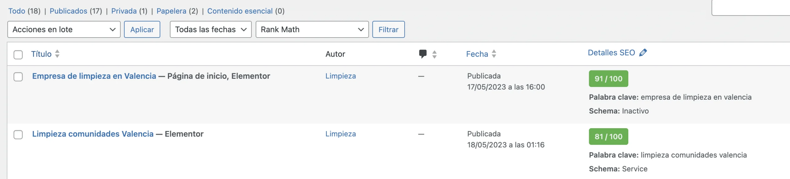 Como posicionar una web con WordPress, caso real paso a paso (imagen 5)