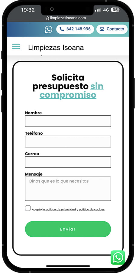 Servicio de limpieza profesional para empresas