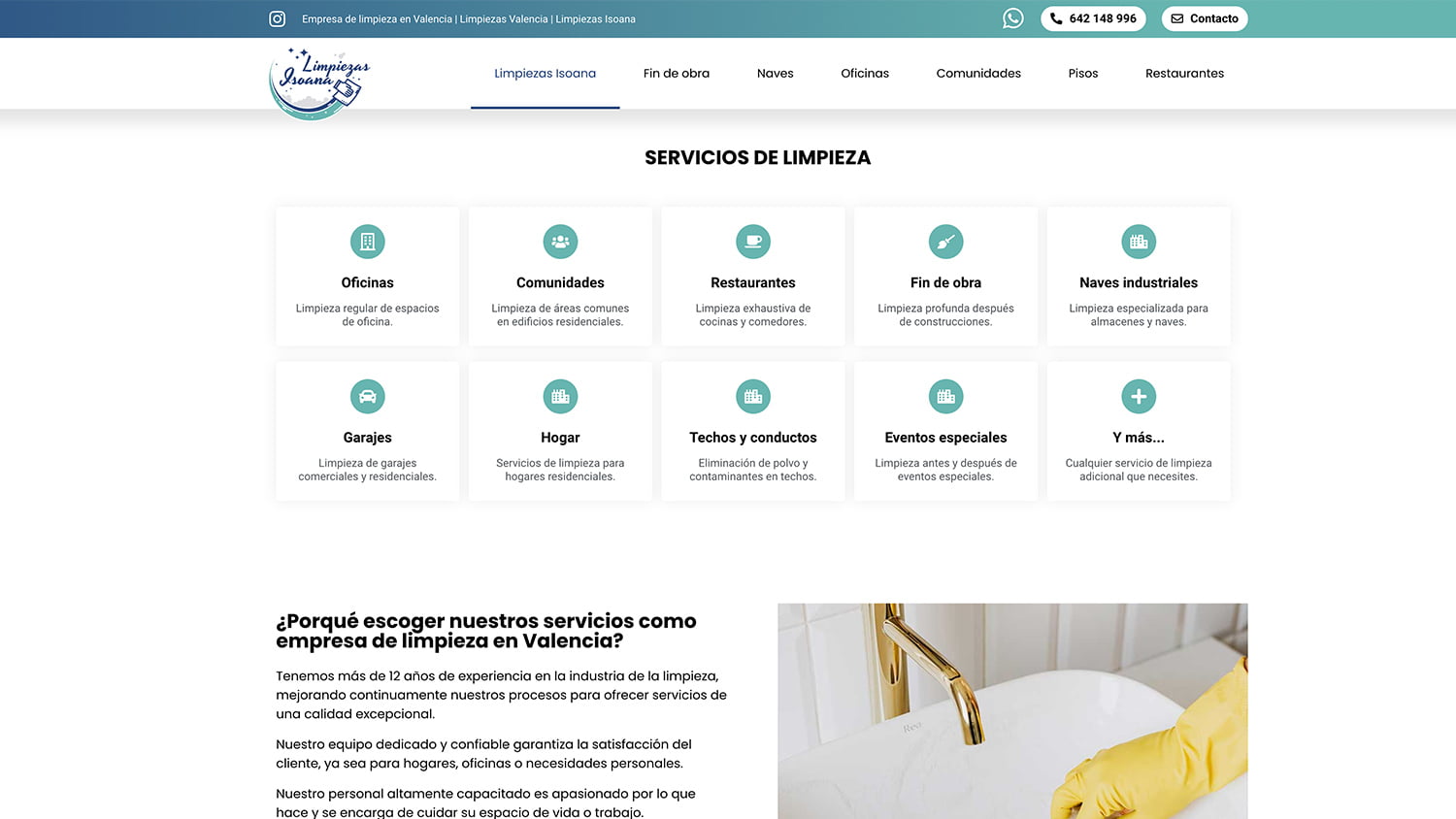 Trabajo realizado por Limpiezas Isoana