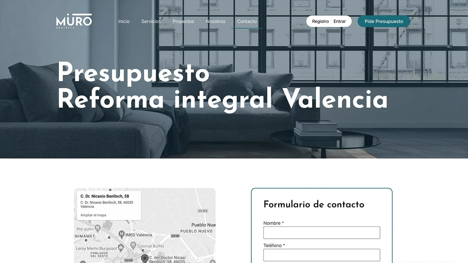 Captura de Muroprojects