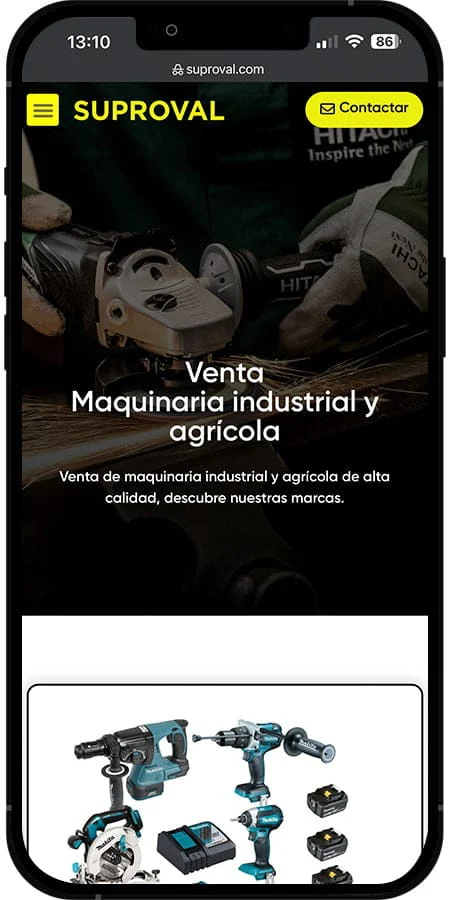 Versión móvil de Suproval
