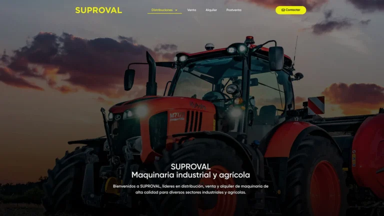 Diseño web Suproval