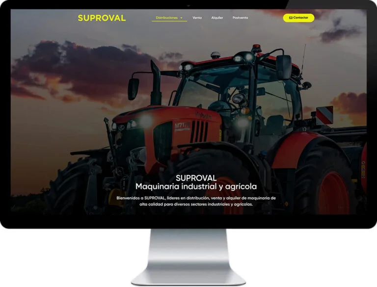 Presentación web de Suproval