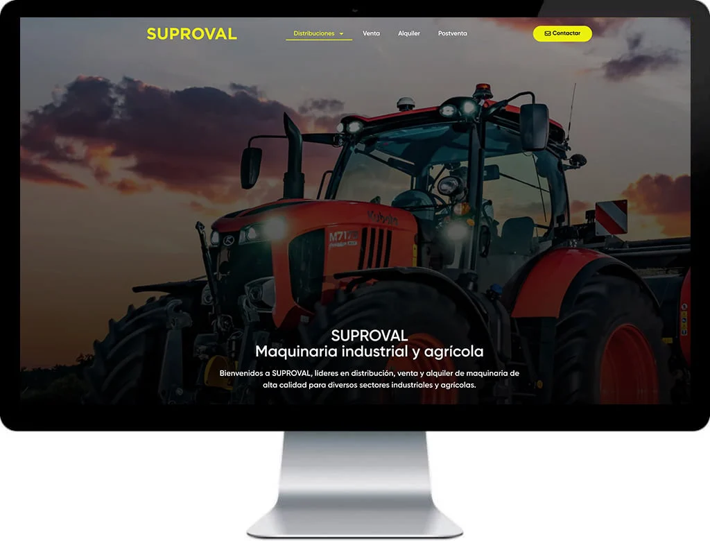 Diseño web Suproval