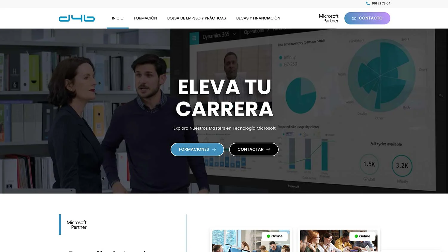 Web de d4b Academy