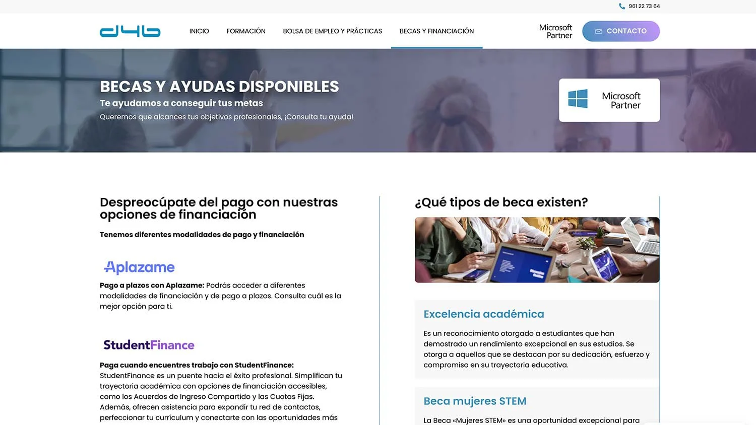 Captura de d4b Academy