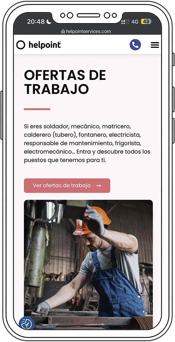 Versión móvil de Helpointservices