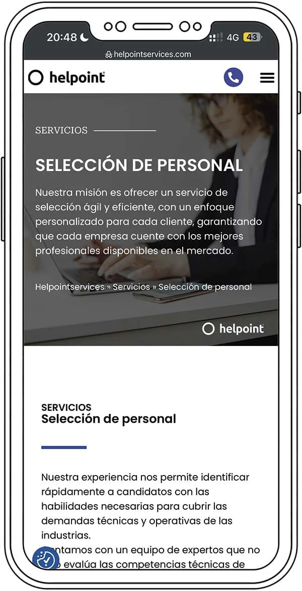 Versión móvil de Helpointservices