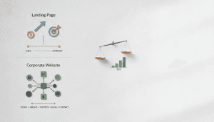 Landing pages en Valencia: diferencia entre página web y landing page efectiva