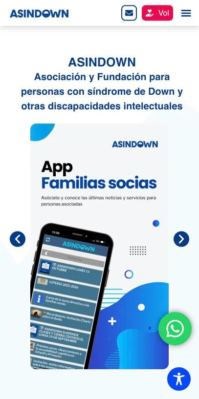 Versión móvil de Asindown