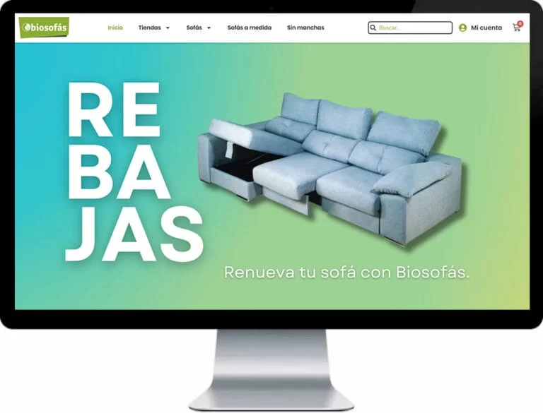 Biosofás - Rediseño web
