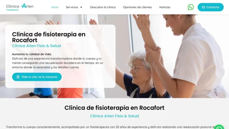 Clínica Arlen - Diseño web