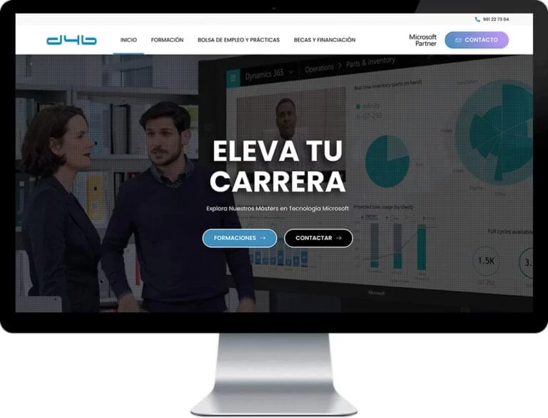 d4b Academy - Diseño web