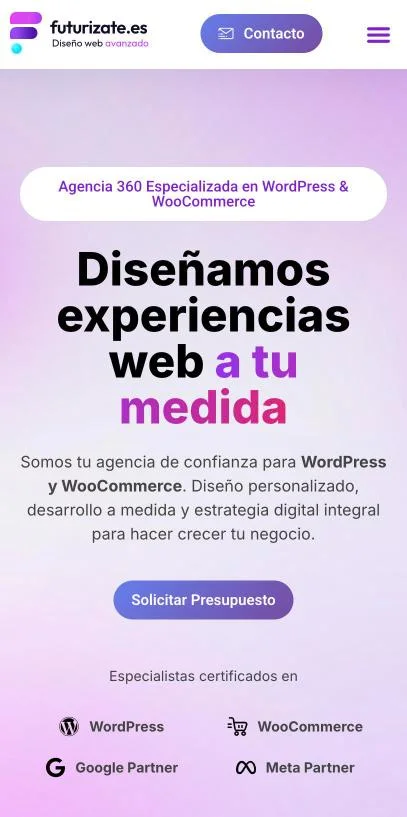 Versión móvil de Futurízate