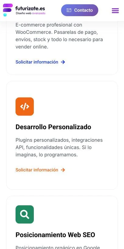 Versión móvil de Futurízate