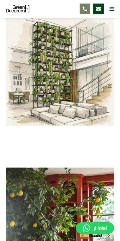 Versión móvil de Green+Decorum
