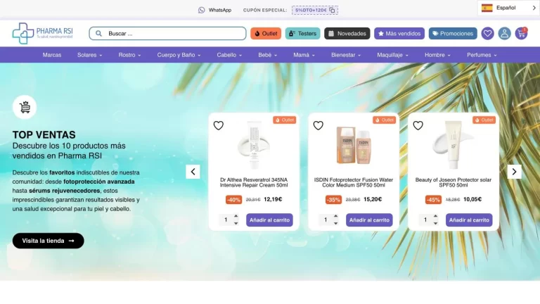Diseño web Pharma RSI